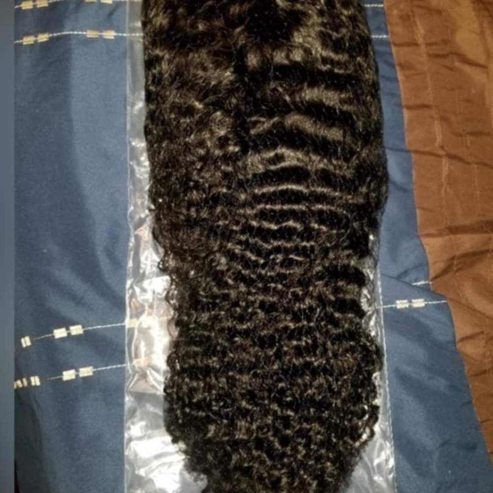 Voluminous Black Curly Hair Wig